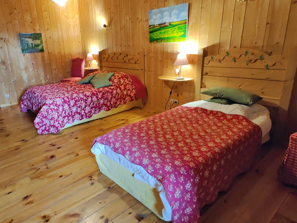 Chambre triple Rochesseyre - Chambre d'hôte le Francillon - Les Estables