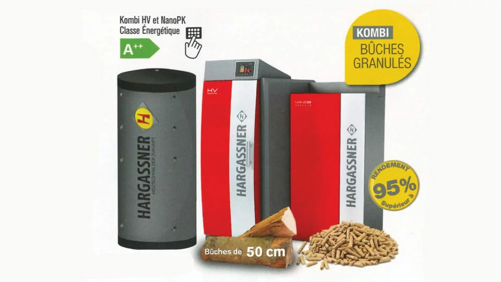 Chaudière à buches et granulés